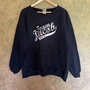 Vintage Twilight Team Jacob Graphic Oversized Sweatshirt Crewneck Pullover Y2K